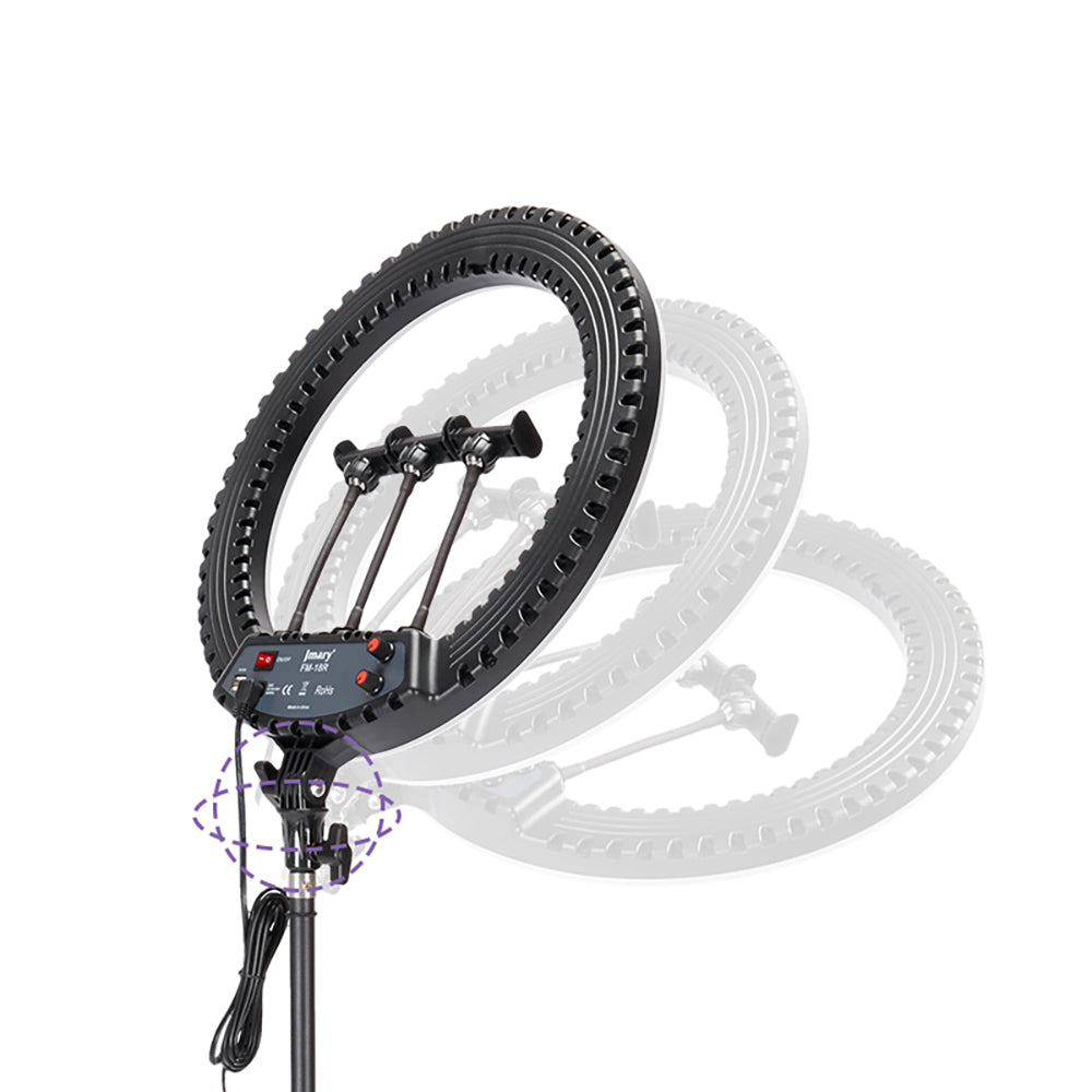 Jmary FM-18R Uzaktan Kumandalı 43cm Işıklı Telefon Tutucu Ring Light Jmary FM-18R Uzaktan Kumandalı 43cm Işıklı Telefon Tutucu Ring Light